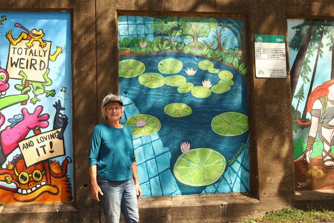 2024 Mini Mural with artists Marion Sirefman