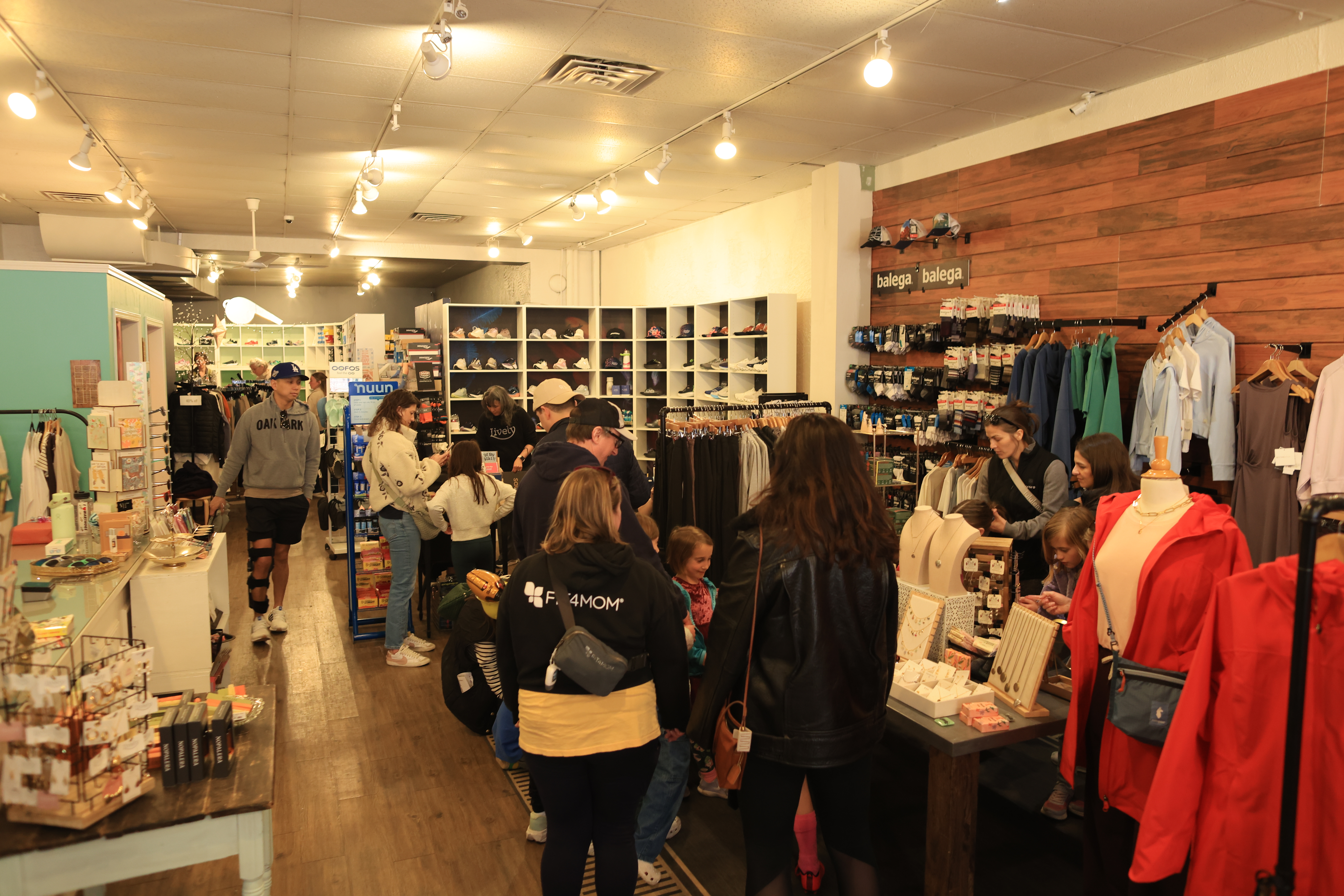 People shopping in a store