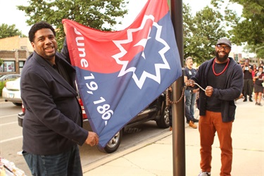 2024 Juneteenth flag-raising ceremony