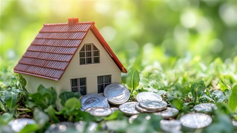energy-rebate-house-green-stock-image